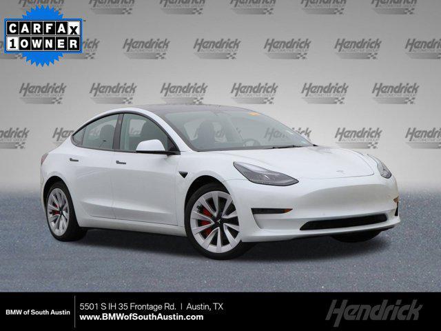 used 2022 Tesla Model 3 car, priced at $28,315