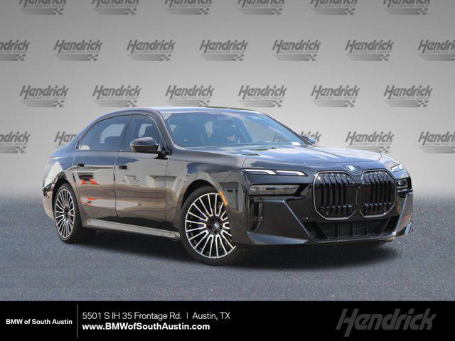 new 2025 BMW 740 car, priced at $112,275