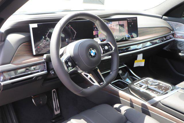new 2025 BMW 740 car, priced at $112,275