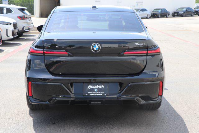 new 2025 BMW 740 car, priced at $112,275