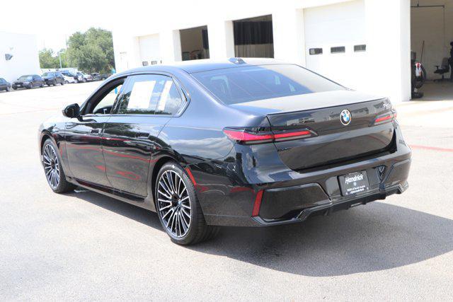 new 2025 BMW 740 car, priced at $112,275