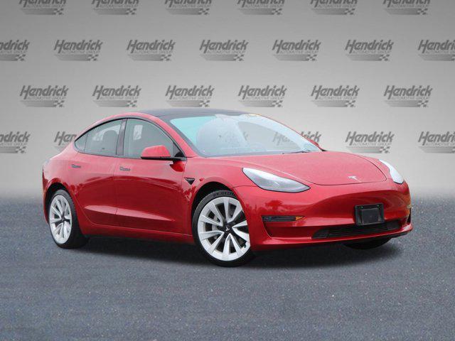 used 2022 Tesla Model 3 car, priced at $28,491