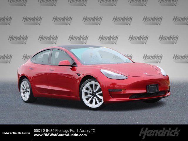 used 2022 Tesla Model 3 car, priced at $28,491