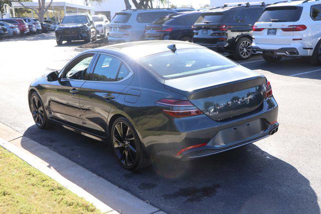 used 2023 Genesis G70 car, priced at $27,342