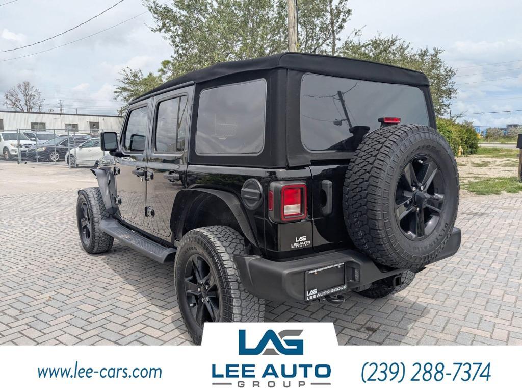 used 2020 Jeep Wrangler Unlimited car, priced at $27,000