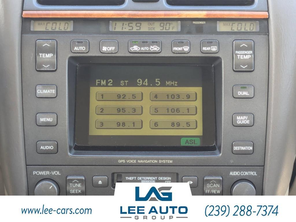 used 1999 Lexus LS 400 car, priced at $5,000