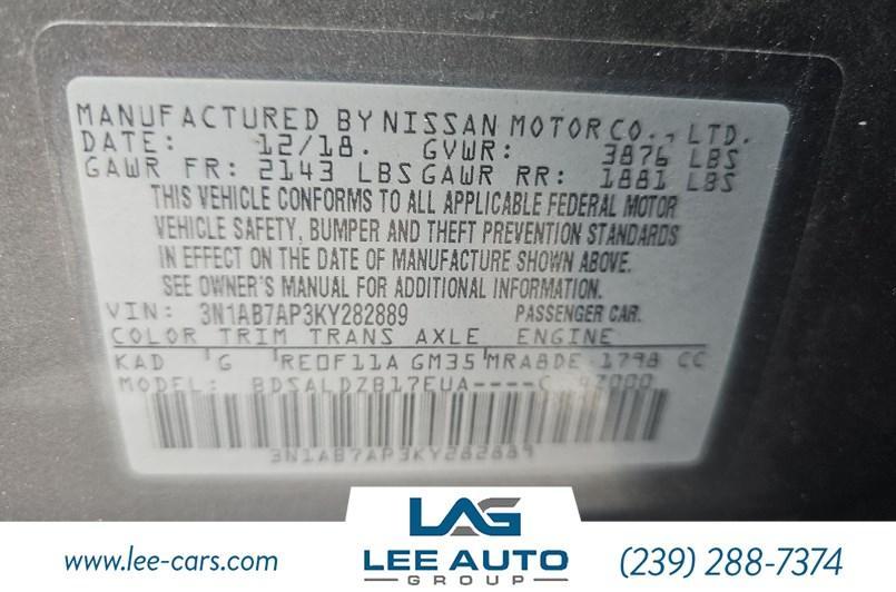 used 2019 Nissan Sentra car