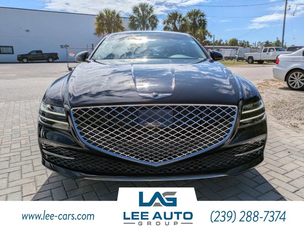 used 2021 Genesis G80 car, priced at $28,000