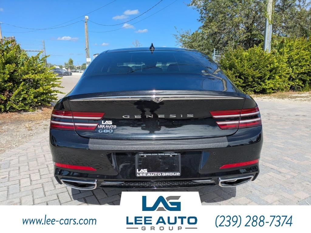 used 2021 Genesis G80 car, priced at $28,000