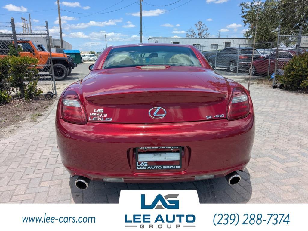 used 2006 Lexus SC 430 car, priced at $17,640