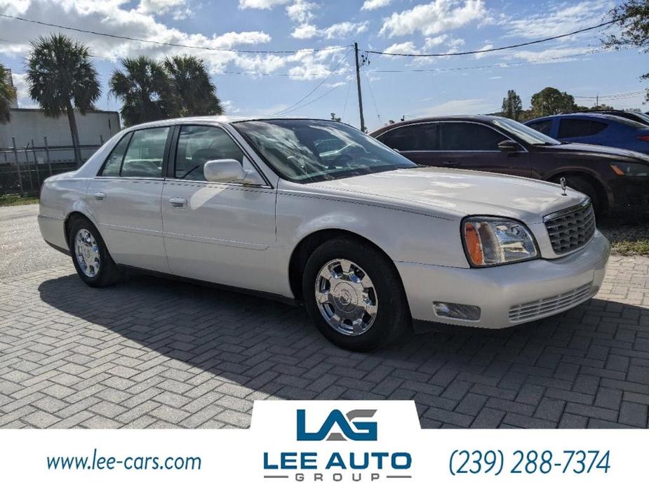 used 2002 Cadillac DeVille car, priced at $7,500