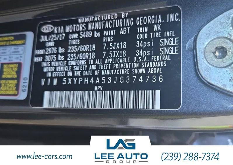 used 2018 Kia Sorento car