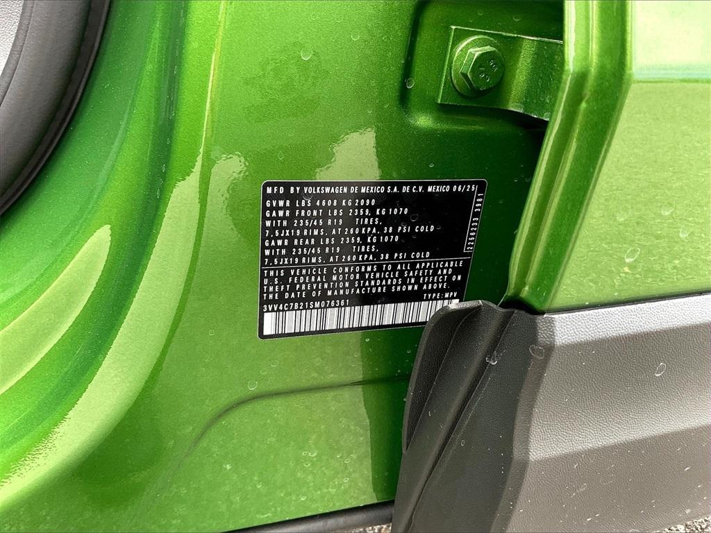 new 2025 Volkswagen Taos car, priced at $34,848