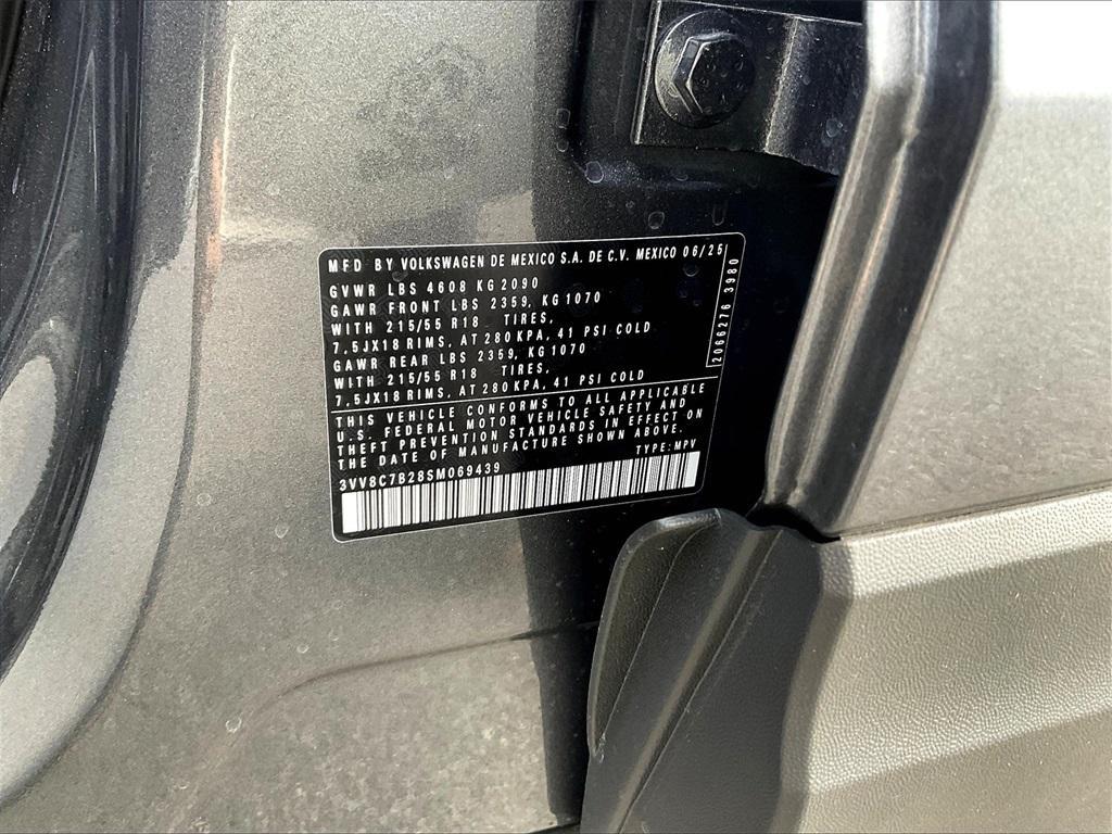 new 2025 Volkswagen Taos car, priced at $27,258