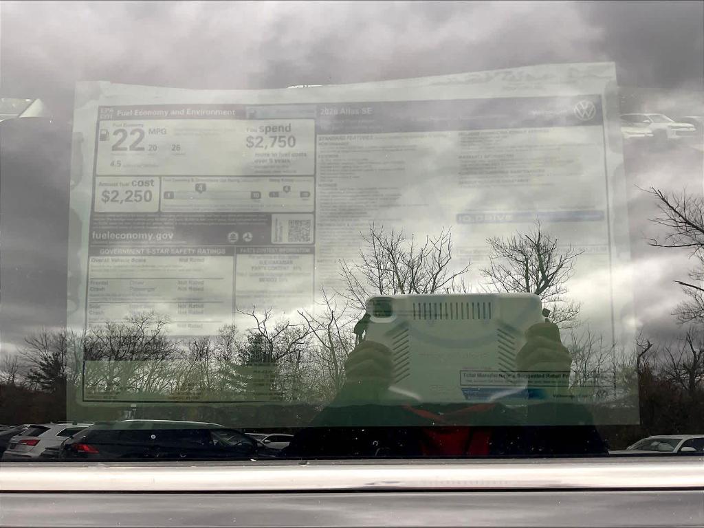 new 2026 Volkswagen Atlas car, priced at $40,345