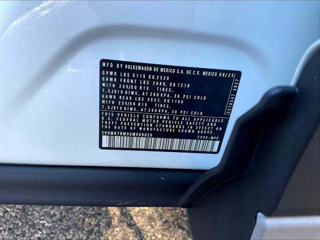 new 2025 Volkswagen Tiguan car, priced at $34,250