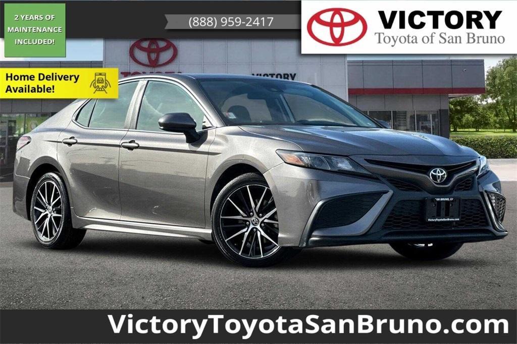 used 2021 Toyota Camry car, priced at $24,343