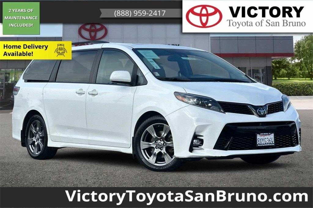 used 2018 Toyota Sienna car, priced at $27,287