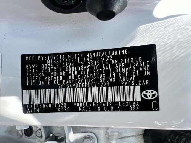used 2023 Toyota Corolla car, priced at $14,999