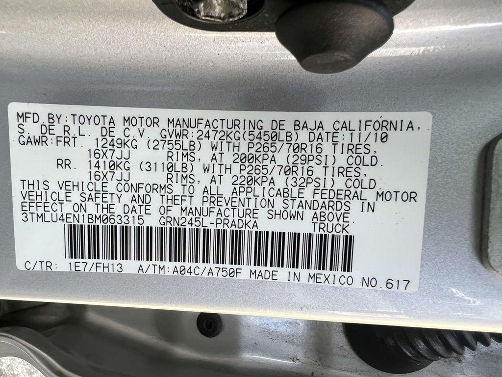 used 2011 Toyota Tacoma car, priced at $16,762