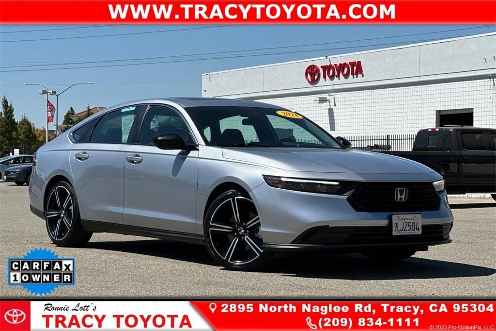 used 2024 Honda Accord Hybrid car, priced at $28,691