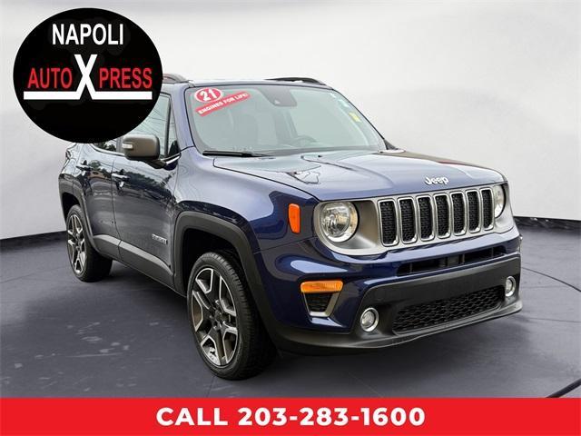 used 2021 Jeep Renegade car, priced at $19,857