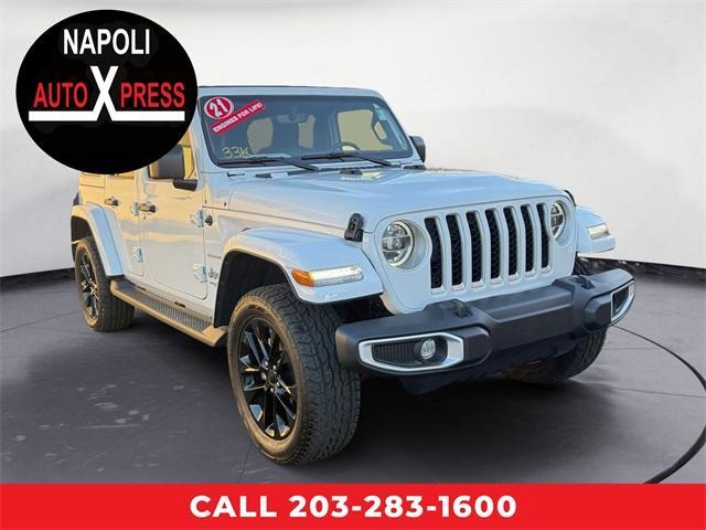 used 2021 Jeep Wrangler Unlimited 4xe car, priced at $33,364