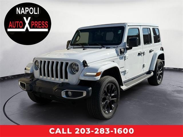 used 2021 Jeep Wrangler Unlimited 4xe car, priced at $35,811