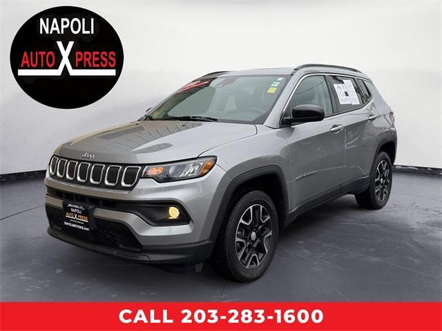 used 2022 Jeep Compass car, priced at $22,677