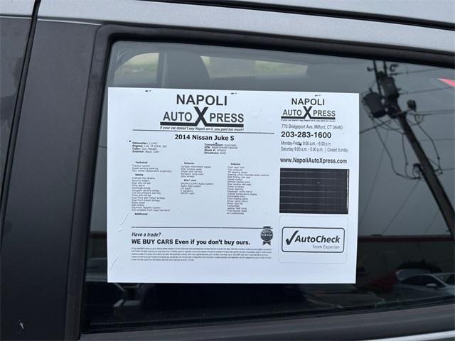 used 2014 Nissan Juke car, priced at $14,850