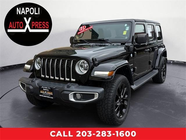 used 2021 Jeep Wrangler Unlimited 4xe car, priced at $29,975