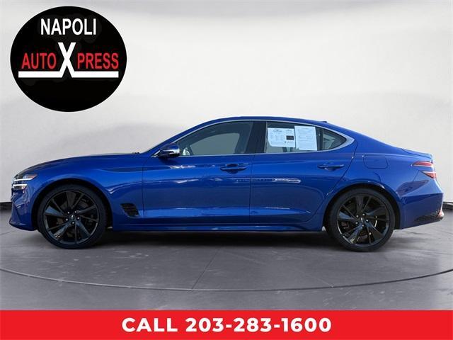 used 2022 Genesis G70 car, priced at $34,673