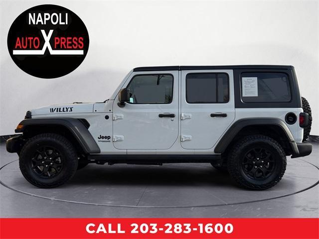 used 2021 Jeep Wrangler Unlimited car, priced at $32,037