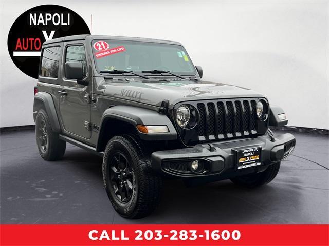used 2021 Jeep Wrangler car, priced at $28,737