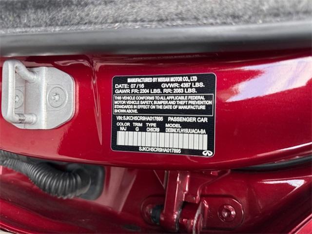 used 2017 INFINITI QX30 car, priced at $15,300