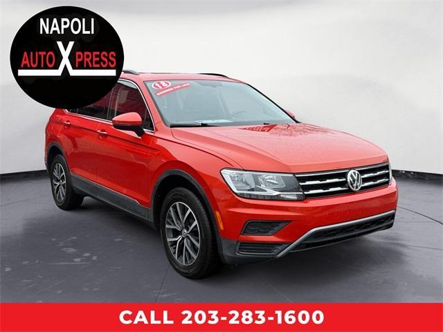 used 2018 Volkswagen Tiguan car, priced at $16,879
