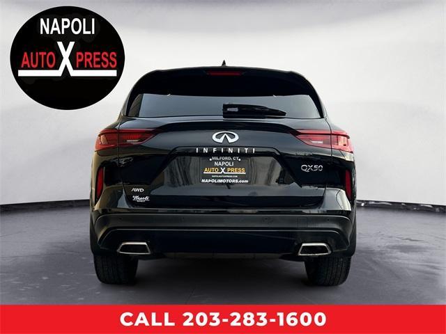 used 2022 INFINITI QX50 car, priced at $27,685