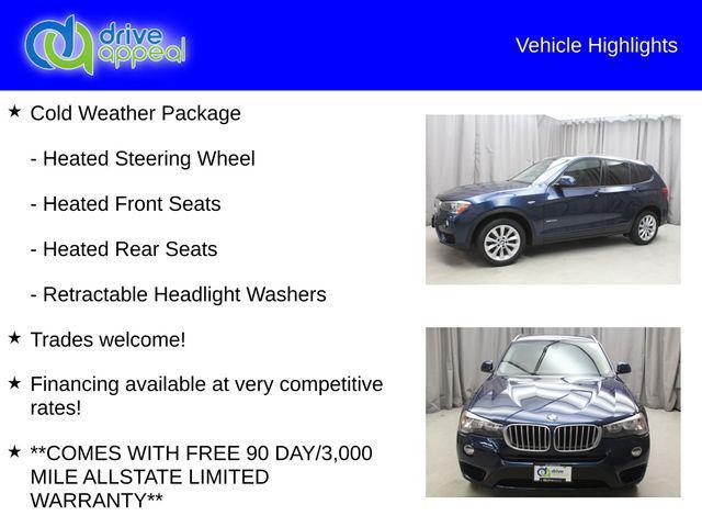 used 2016 BMW X3 car, priced at $15,490