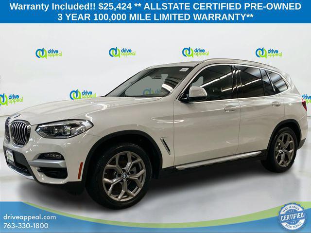 used 2021 BMW X3 car, priced at $25,424