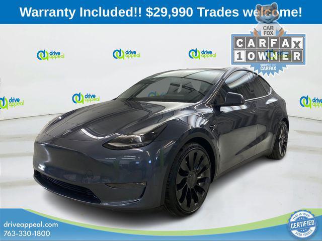 used 2022 Tesla Model Y car, priced at $29,990