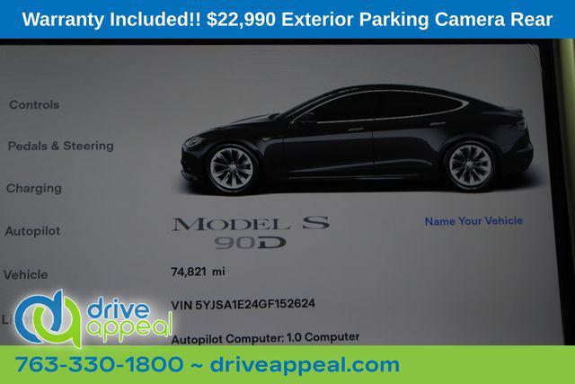 used 2016 Tesla Model S car, priced at $22,990