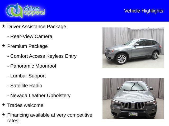 used 2015 BMW X3 car, priced at $14,248