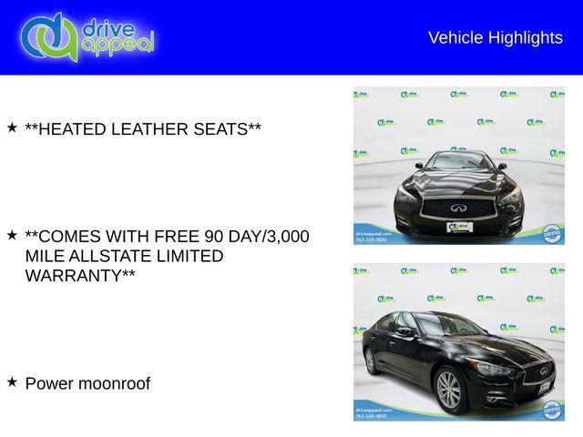 used 2015 INFINITI Q50 car, priced at $15,301