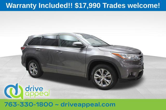 used 2015 Toyota Highlander car, priced at $17,990