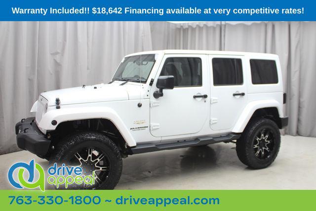 used 2015 Jeep Wrangler Unlimited car, priced at $18,642