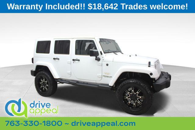 used 2015 Jeep Wrangler Unlimited car, priced at $18,642