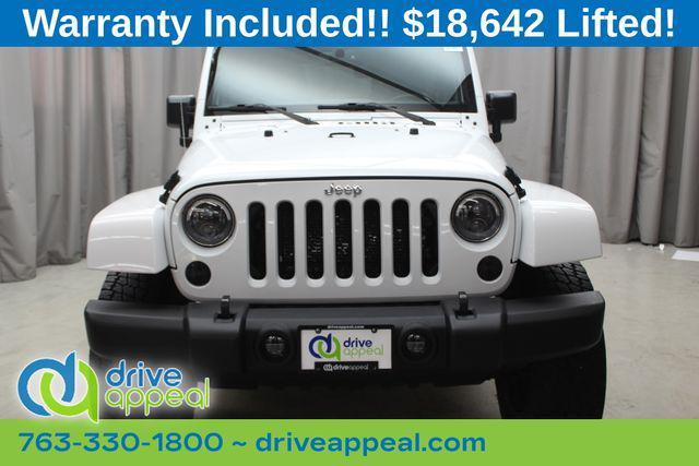 used 2015 Jeep Wrangler Unlimited car, priced at $18,642