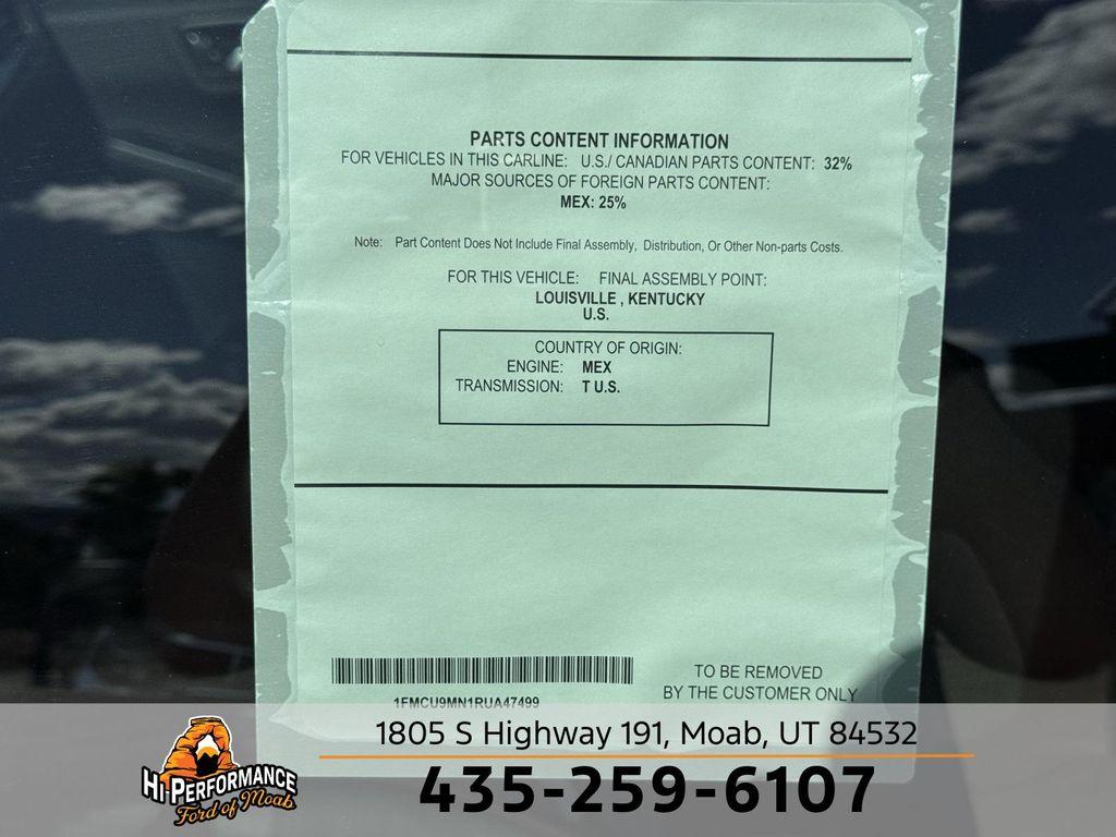 new 2024 Ford Escape car, priced at $33,995