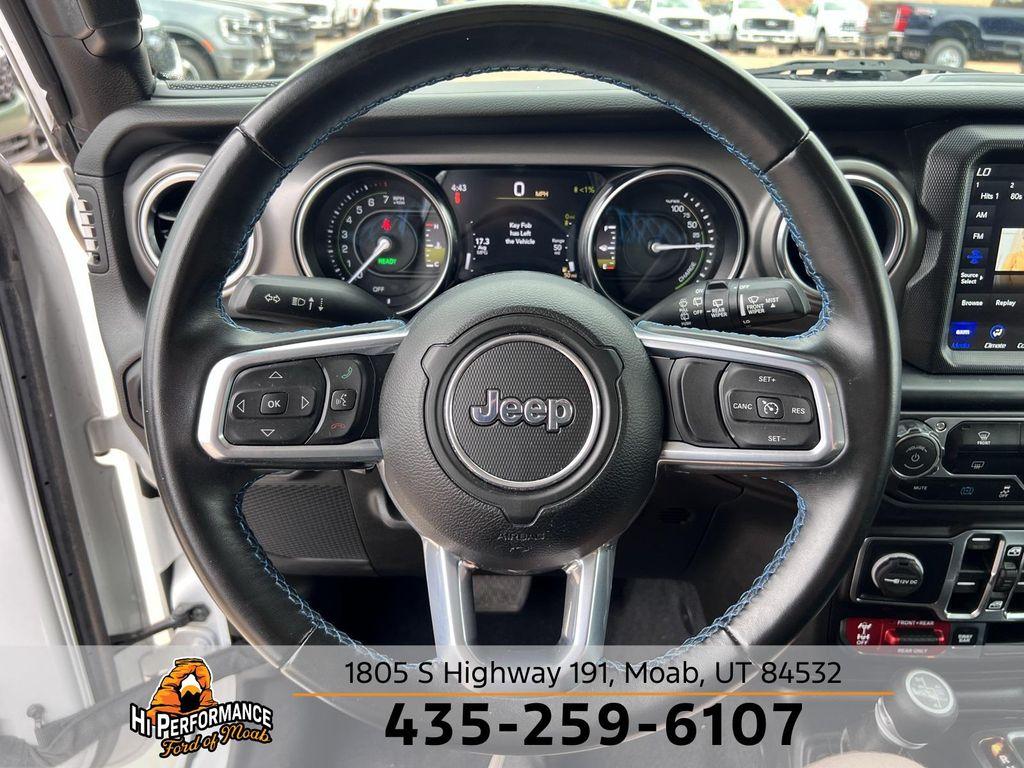 used 2022 Jeep Wrangler Unlimited 4xe car, priced at $33,957