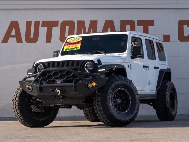 used 2018 Jeep Wrangler Unlimited car, priced at $39,944